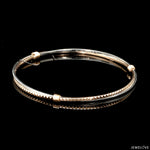 Load image into Gallery viewer, Platinum Rose Gold Bangle for Women JL PTB 1246
