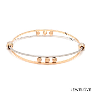 Platinum Rose Gold Bangle for Women JL PTB 1247