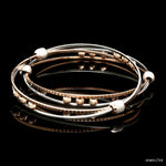 Load image into Gallery viewer, Platinum Rose Gold Bangle for Women JL PTB 1247

