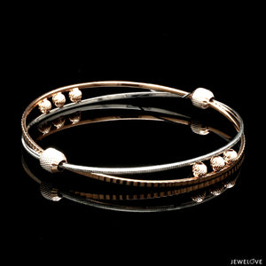 Platinum Rose Gold Bangle for Women JL PTB 1247
