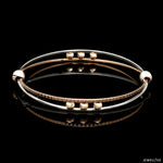Load image into Gallery viewer, Platinum Rose Gold Bangle for Women JL PTB 1247
