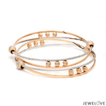 Load image into Gallery viewer, Platinum Rose Gold Bangle for Women JL PTB 1247
