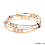 Load image into Gallery viewer, Platinum Rose Gold Bangle for Women JL PTB 1247
