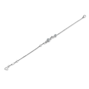 Evara Platinum Diamond Bracelet for Women JL PTB 1265   Jewelove.US
