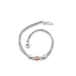 Load image into Gallery viewer, Evara Platinum Rose Gold Diamond Bracelet for Women JL PTB 1267   Jewelove.US
