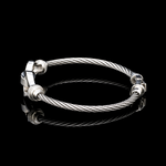 Load image into Gallery viewer, 13mm Plain Platinum Bracelet for Men JL PTB 1342-A
