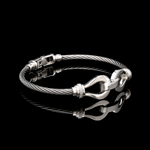 Load image into Gallery viewer, 13mm Plain Platinum Bracelet for Men JL PTB 1342-A
