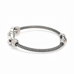 Load image into Gallery viewer, 13mm Plain Platinum Bracelet for Men JL PTB 1342-A
