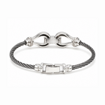 Load image into Gallery viewer, 13mm Plain Platinum Bracelet for Men JL PTB 1342-A
