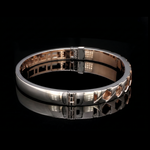 Load image into Gallery viewer, Men of Platinum | 7.75mm Platinum Rose Gold Bracelet for Men JL PTB 1352
