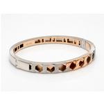 Load image into Gallery viewer, Men of Platinum | 7.75mm Platinum Rose Gold Bracelet for Men JL PTB 1352
