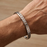 Load image into Gallery viewer, Men of Platinum | Platinum Rose Gold Bracelet for Men JL PTB 1354

