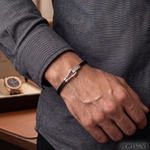 Load image into Gallery viewer, Platinum Diamonds Bracelet for Men JL PTB 1355

