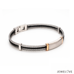 Load image into Gallery viewer, Platinum Rose Gold Bracelet for Men JL PTB 1357
