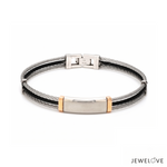 Load image into Gallery viewer, Platinum Rose Gold Bracelet for Men JL PTB 1357
