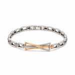 Load image into Gallery viewer, Platinum Rose Gold Bracelet for Men JL PTB 1364

