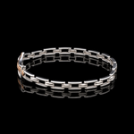 Load image into Gallery viewer, Platinum Rose Gold Bracelet for Men JL PTB 1364
