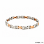Load image into Gallery viewer, Men of Platinum | 6mm Platinum Rose Gold Bracelet for Men JL PTB 1365
