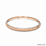 Load image into Gallery viewer, 7.25mm Platinum Rose Gold Kada for Men JL PTB 1381
