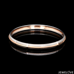 Load image into Gallery viewer, 7.25mm Platinum Rose Gold Kada for Men JL PTB 1381
