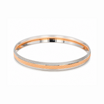 Load image into Gallery viewer, Platinum 18k Rose Gold Kada for Men JL PTB 1382
