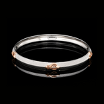 Load image into Gallery viewer, 7mm Platinum 18K Rose Gold Kada for Men JL PTB 1389
