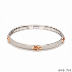 Load image into Gallery viewer, 7mm Platinum 18K Rose Gold Kada for Men JL PTB 1389

