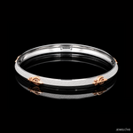 Load image into Gallery viewer, 7mm Platinum 18K Rose Gold Kada for Men JL PTB 1389
