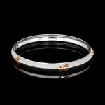 Load image into Gallery viewer, 7mm Platinum 18K Rose Gold Kada for Men JL PTB 1389
