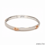 Load image into Gallery viewer, 7mm Platinum 18K Rose Gold Kada for Men JL PTB 1389
