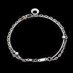 Load image into Gallery viewer, Platinum + 18K Rose Gold Bracelet for Women JL PTB 1392
