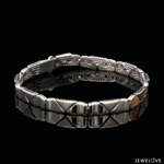 Load image into Gallery viewer, 6.75mm Platinum Rose Gold Bracelet for Men JL PTB 1455
