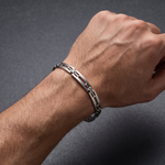 Load image into Gallery viewer, Platinum Bracelet for Men JL PTB 1457
