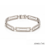 Load image into Gallery viewer, Platinum Bracelet for Men JL PTB 1457
