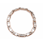 Load image into Gallery viewer, Men of Platinum | 7mm Double Side Platinum Rose Gold Bracelet for Men JL PTB 1460

