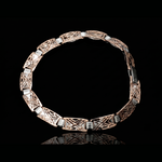 Load image into Gallery viewer, Men of Platinum | 7mm Double Side Platinum Rose Gold Bracelet for Men JL PTB 1460
