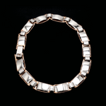 Load image into Gallery viewer, Men of Platinum | 7mm Double Side Platinum Rose Gold Bracelet for Men JL PTB 1460
