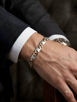 Load image into Gallery viewer, Men of Platinum | 8mm Platinum Rose Gold Bracelet for Men JL PTB 1470
