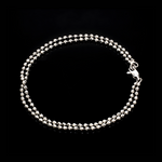 Load image into Gallery viewer, 2mm Platinum Diamond Cut Balls Bracelet JL PTB 1391
