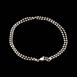 Load image into Gallery viewer, 2mm Platinum Diamond Cut Balls Bracelet JL PTB 1391

