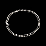 Load image into Gallery viewer, 2mm Platinum Diamond Cut Balls Bracelet JL PTB 1391
