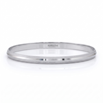 Load image into Gallery viewer, Punjabi Platinum Kada for Men with Matte Finish &amp; Hi-Polish JL PTB 617
