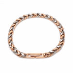 Load image into Gallery viewer, 5.75mm Platinum &amp; Gold Bracelet for Men JL PTB 641-RG-B
