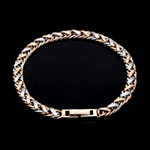 Load image into Gallery viewer, 5.75mm Platinum &amp; Gold Bracelet for Men JL PTB 641-RG-B
