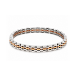 Load image into Gallery viewer, 7mm Platinum Rose Gold Broad Bracelet for Men JL PTB 708-A
