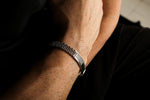 Load image into Gallery viewer, Men of Platinum | Designer Bold Interwoven Platinum Bracelet JL PTB 740
