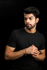 Load image into Gallery viewer, Platinum and Rose Gold Bracelet for Men JL PTB 838
