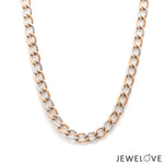 Load image into Gallery viewer, 5.5mm Platinum &amp; Rose Gold Chain for Men JL PT CH 1003-B

