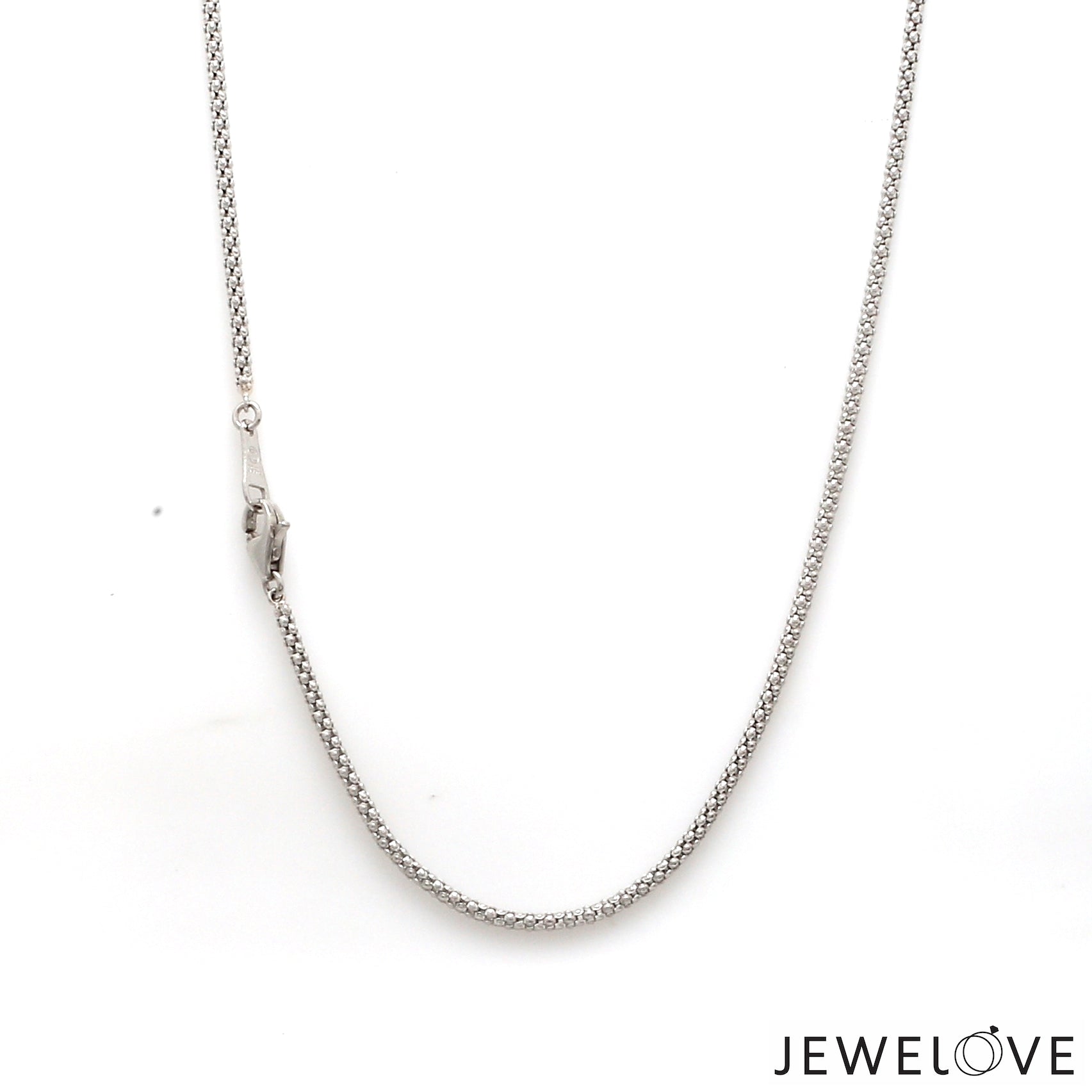 1.75mm PopCorn Japanese Platinum Chain JL PT CH 1004-A