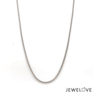 1.75mm PopCorn Japanese Platinum Chain JL PT CH 1004-A